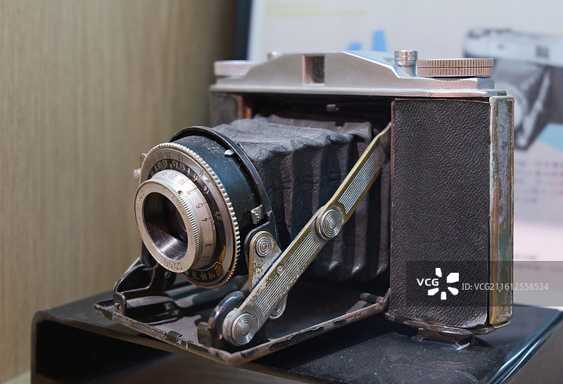 上海照相机厂生产的海鸥牌203型照相机图片素材