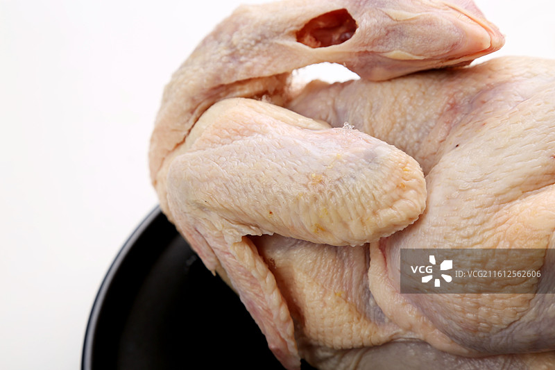 新鲜整只生鸡图片素材