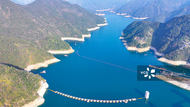 贵州锦屏三板溪水电站库区风光图片素材