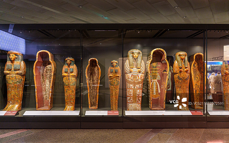 大埃及博物馆里的文物图片素材