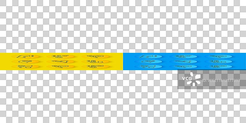 一套用于测量人体体温的数字化体温计图片素材