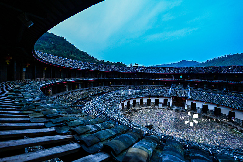 广东梅州大埔大东镇花萼楼图片素材