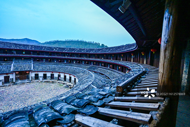 广东梅州大埔大东镇花萼楼图片素材