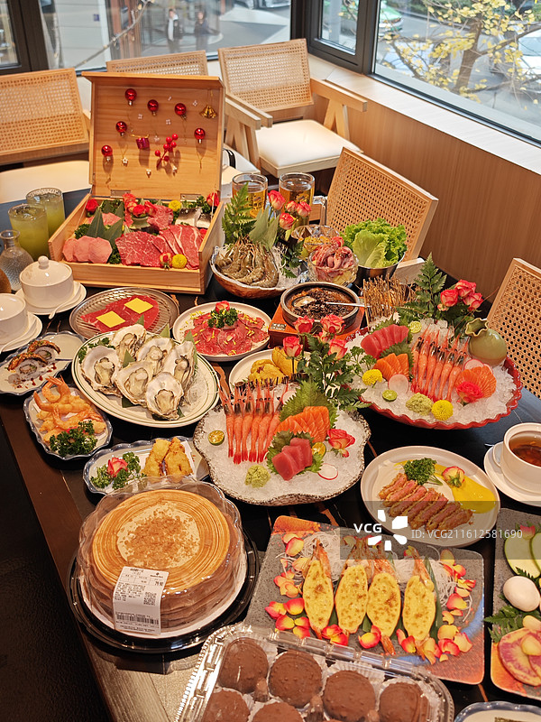 美食自助放题图片素材