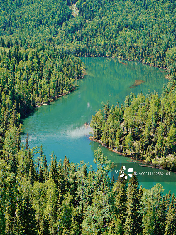 新疆阿勒泰喀纳斯图片素材