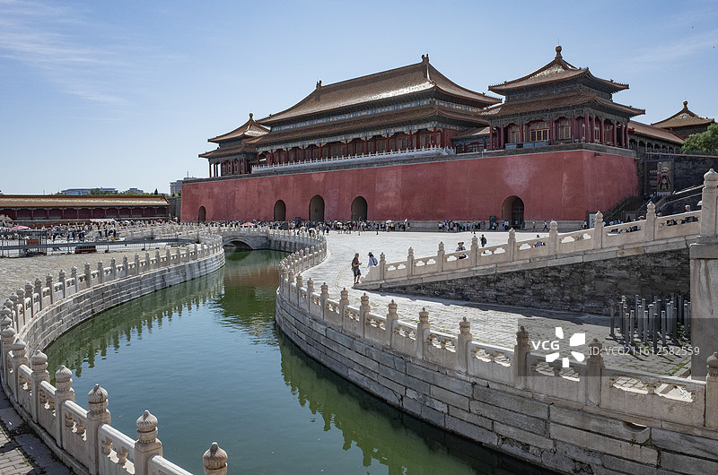 北京故宫金水河图片素材