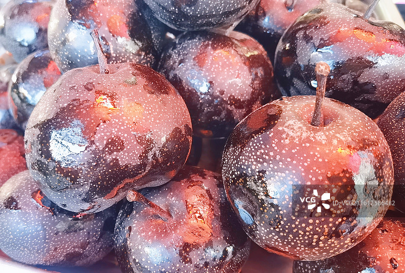 东北特产冻梨图片素材