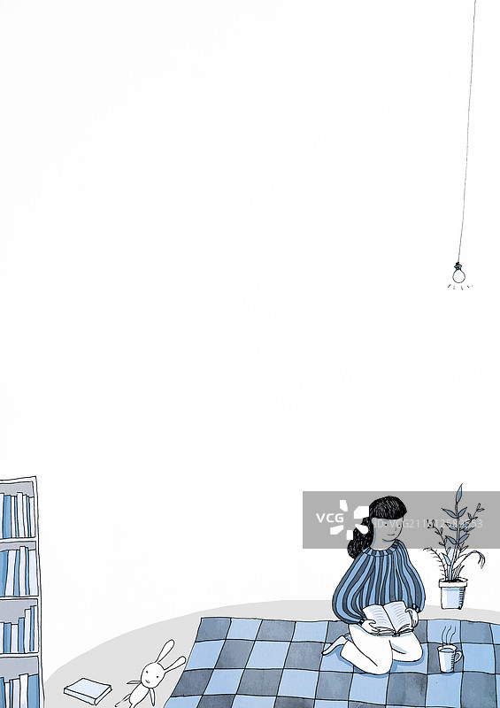 儿童插画单色图片素材