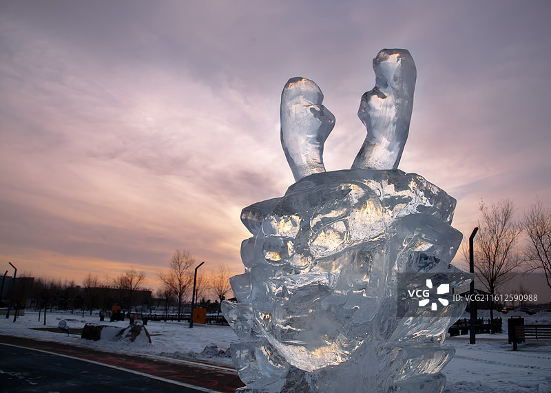 冰雕作品写真图片素材