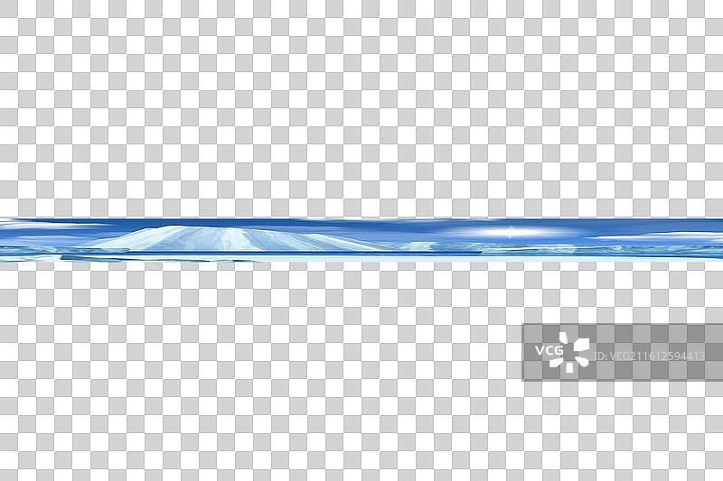 写实的冰山构图图片素材