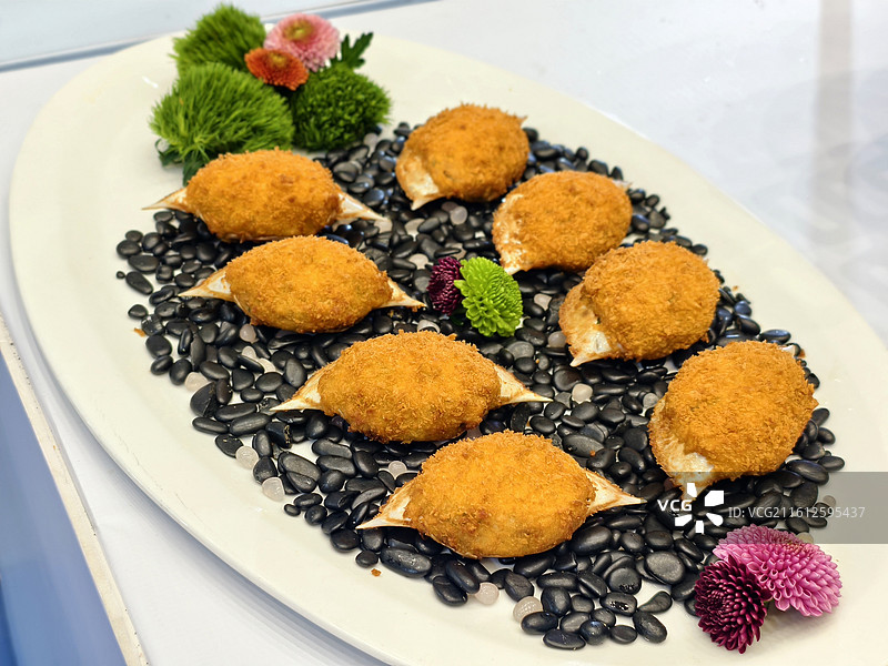 黄金蟹斗图片素材