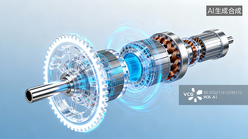 【AI数字艺术】机械动力设计图片素材