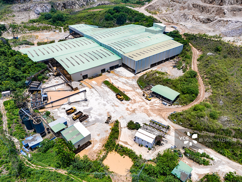开采中的采石场图片素材