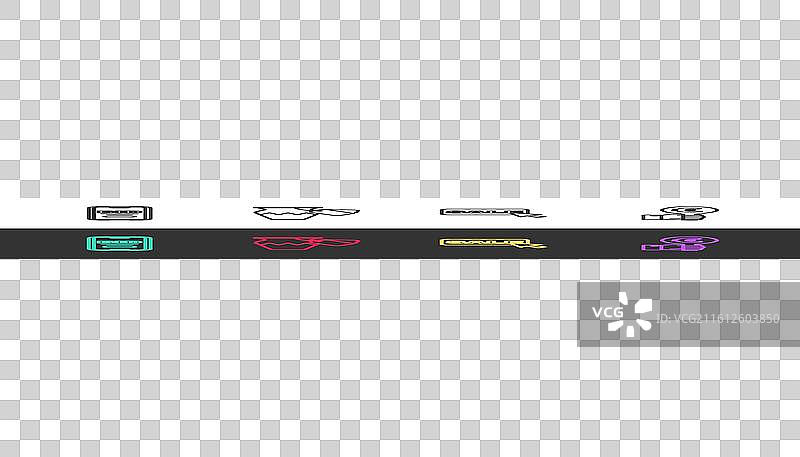 线上拍卖会古董花瓶的线条组合图片素材