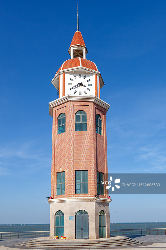 海口观海台灯塔图片素材