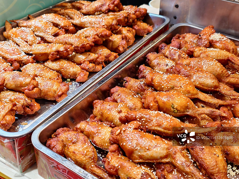 蜜汁鸡翅～奥尔良烤翅图片素材