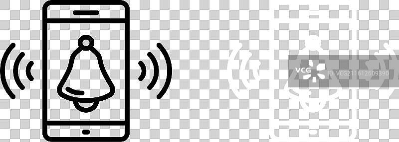 手机闹钟图标集 通知 智能手机图片素材