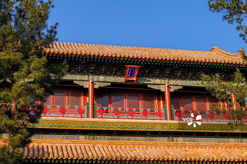 北京景山公园-绮望楼图片素材