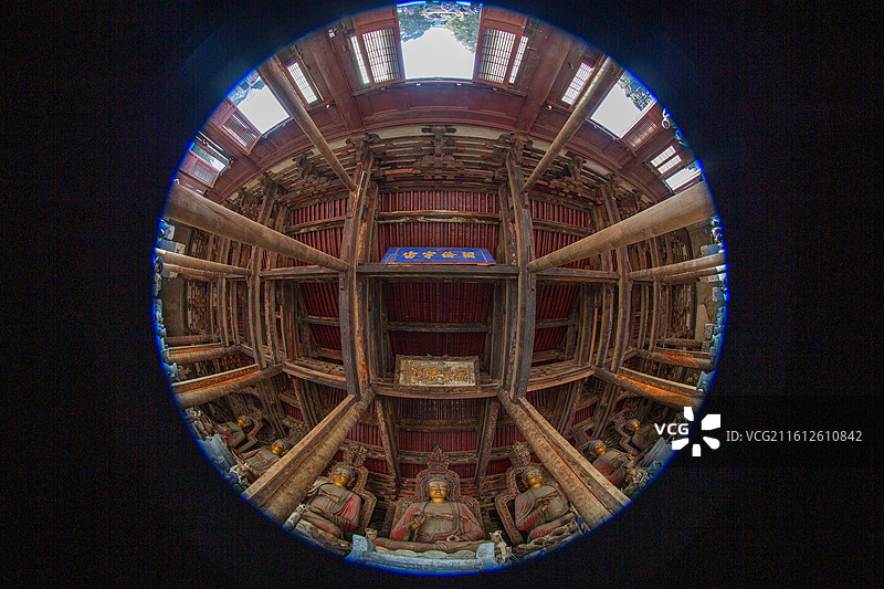 冬至的奉国寺图片素材