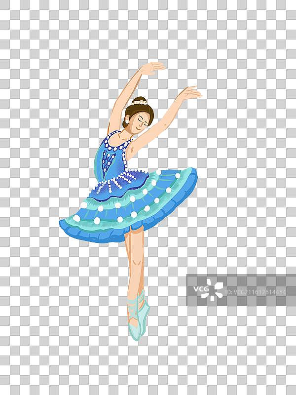 芭蕾舞女孩图片素材