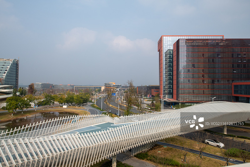 成都市东部新区林栖大道图片素材