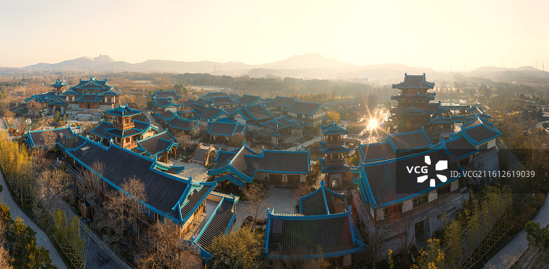 金陵小镇清晨图片素材