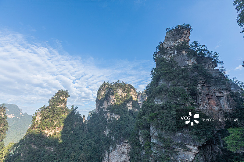 张家界国家森林公园奇峰异石自然美景图片素材