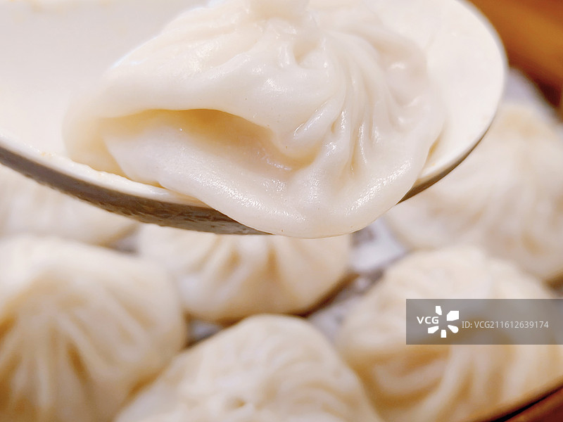 鲜肉小笼包图片素材