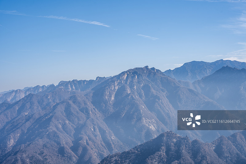 陕西秦岭山脉自然风光图片素材