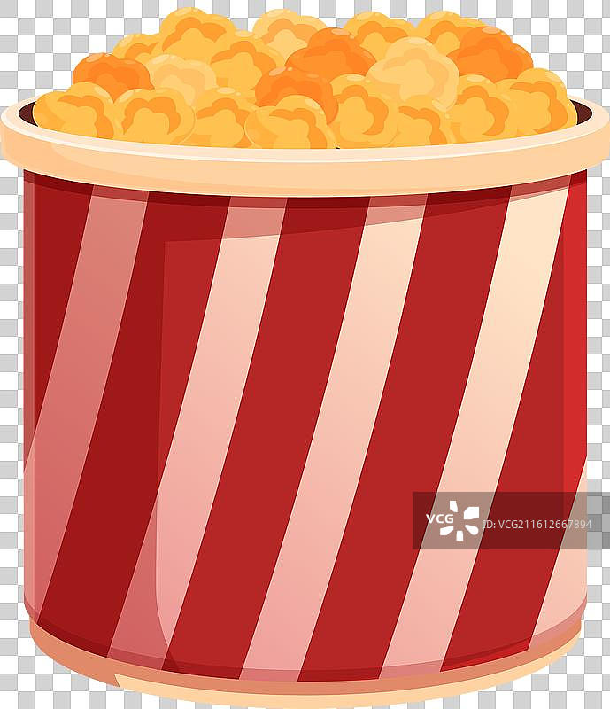 装满的红白条纹纸桶图片素材