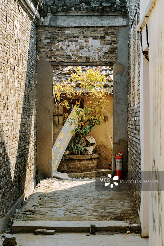 扬州文旅扬州旅行广陵有盐街区古建筑改造焕新尽显新中式美感图片素材