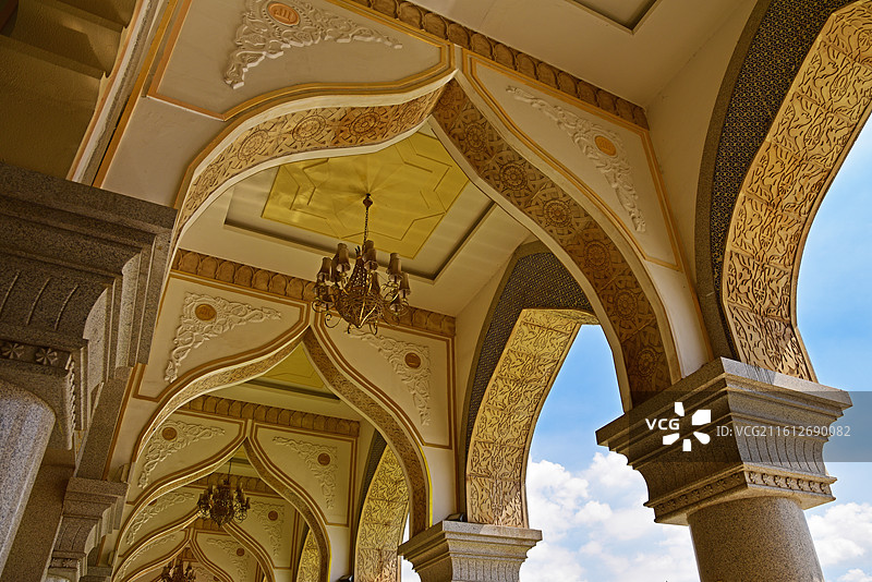 沙甸大清真寺局部图片素材