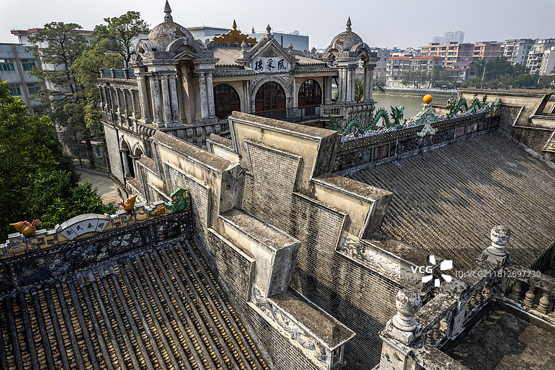 中国广东省江门开平市风采堂图片素材