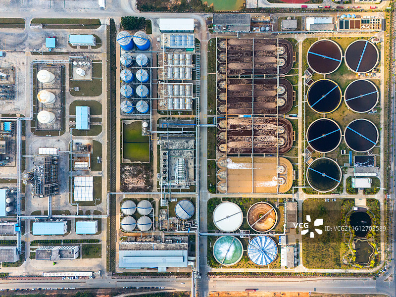 广西北海市铁山港区太阳纸业造纸工厂航拍图片素材