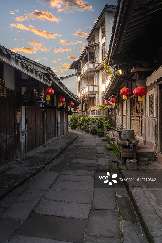 安居古城图片素材