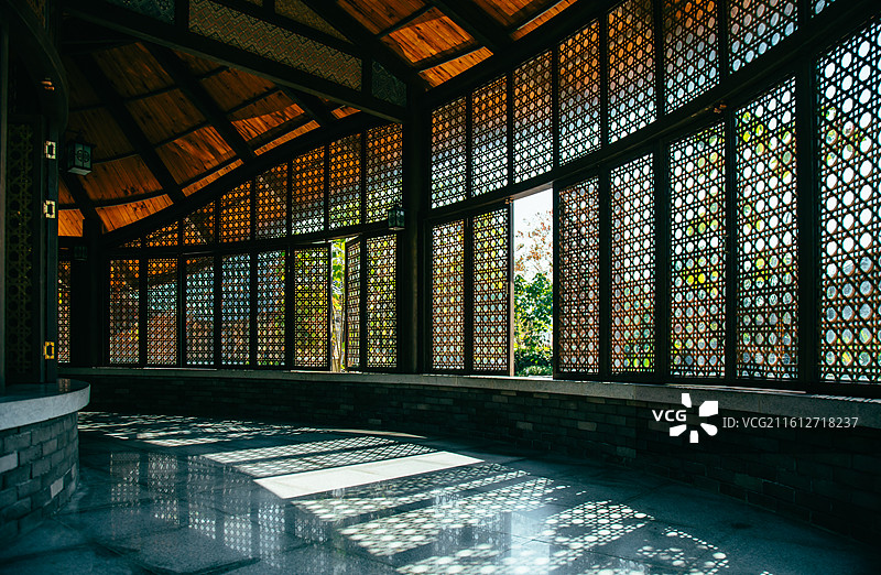 安徽合肥骆岗中央公园 园博园南宁展园图片素材