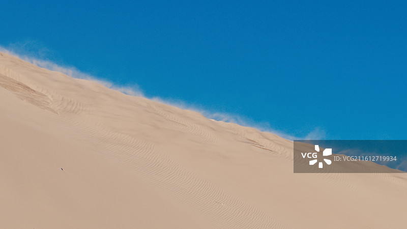 航拍沙漠绿洲图片素材