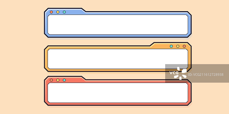 卡通科技边框图片素材