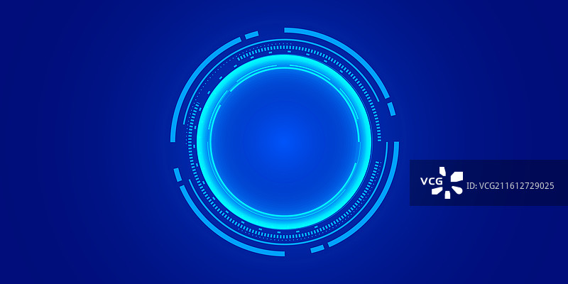 科技圆形框图片素材