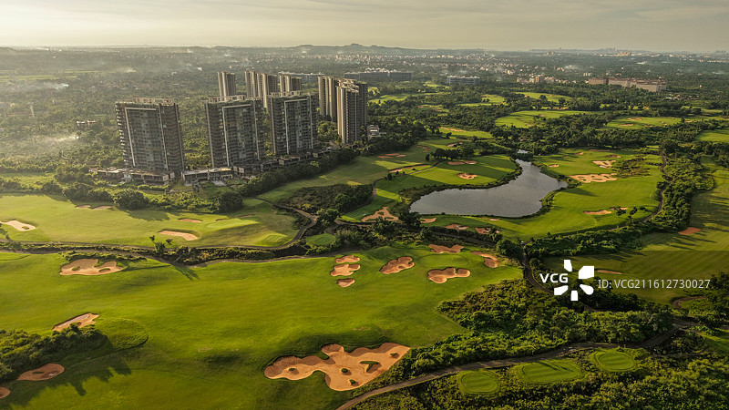 海南省海口市观澜湖国际旅游度假区图片素材