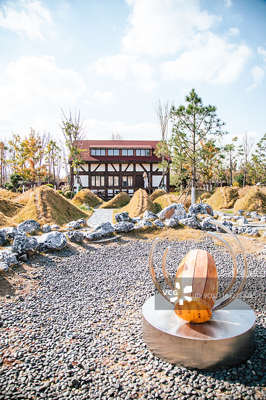 安徽合肥骆岗中央公园 园博园德国·奥斯纳布吕克园图片素材