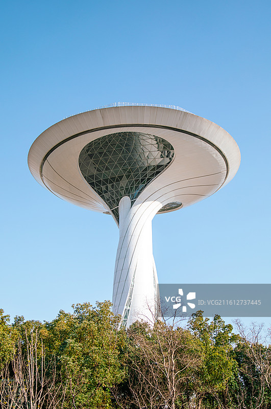 安徽合肥骆岗中央公园 全向信标台建筑图片素材