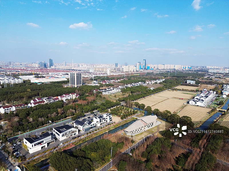 上海市奉贤区南桥镇六墩村，鸭棚图片素材