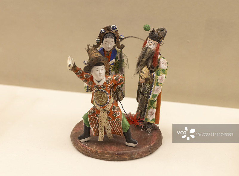 连环记•掷戟 清末 丁阿金制 南京博物院图片素材