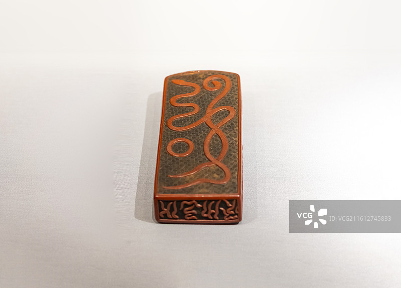 雕漆令牌 清 南京博物院图片素材