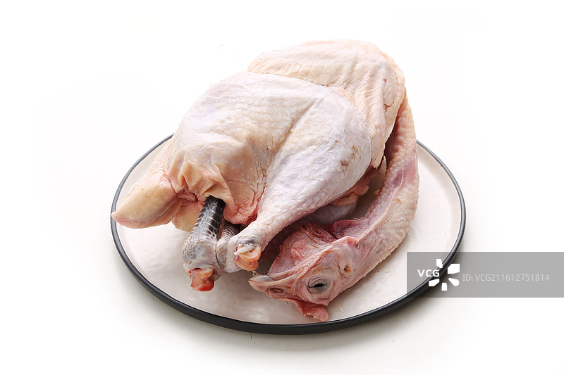 新鲜整只麻鸡图片素材