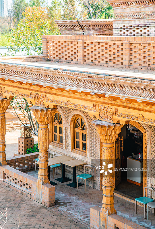 安徽合肥骆岗中央公园 园博园乌鲁木齐展园图片素材