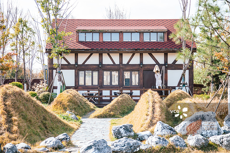 安徽合肥骆岗中央公园 园博园德国·奥斯纳布吕克园图片素材