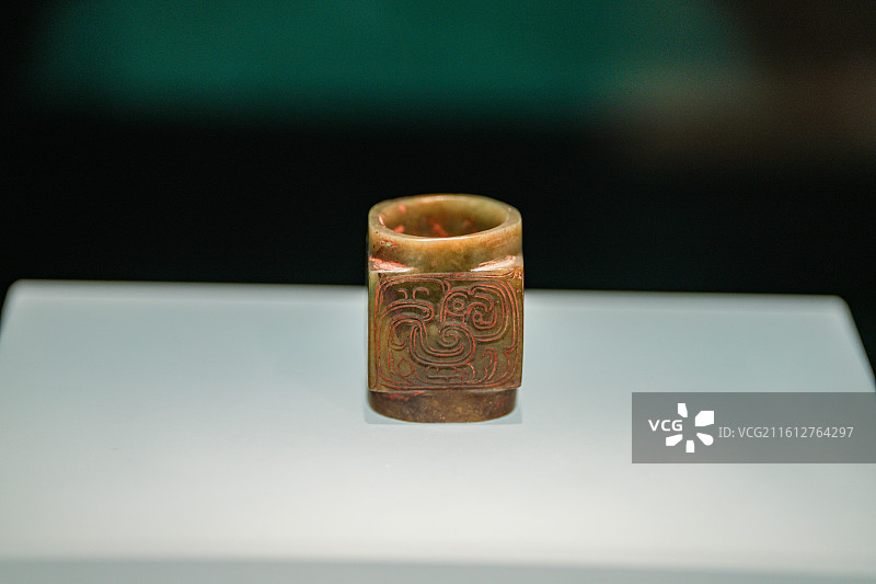 中国考古博物馆古韵玉器指环图片素材