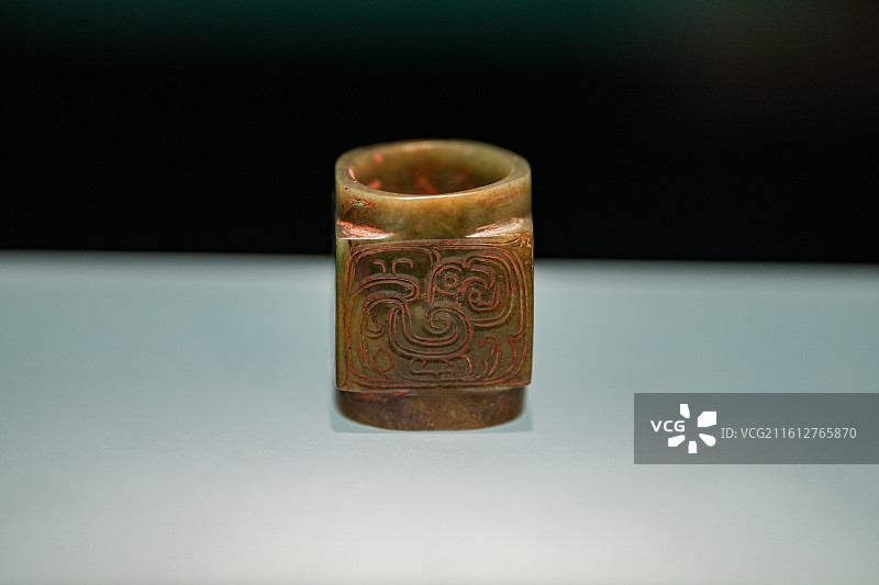中国考古博物馆古韵玉器指环图片素材